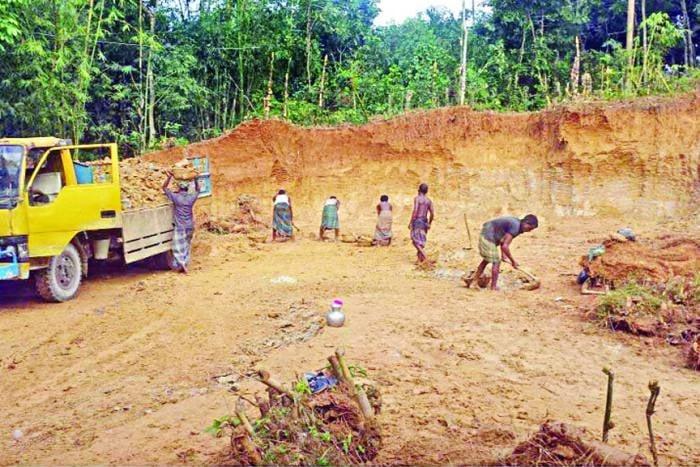  Cutting down mountains essentially means ensuring our own destruction