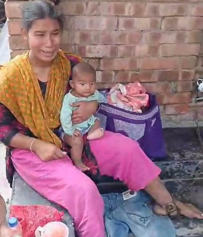 Woman kept in chain over dowry