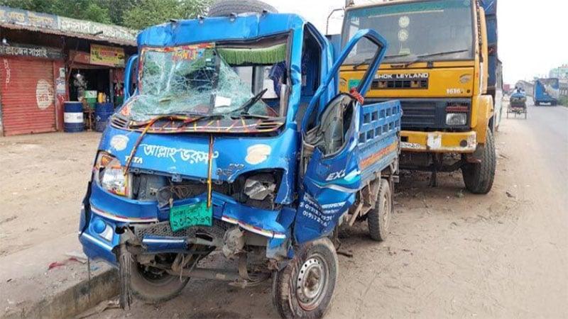 pickup van accident