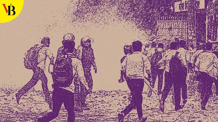 clashes among college students!