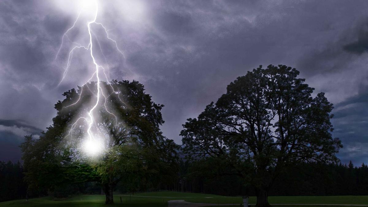 lightning strikes