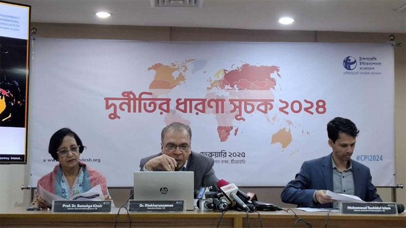 Bangladesh ranks 14th in the list of corrupt countries: Transparency International